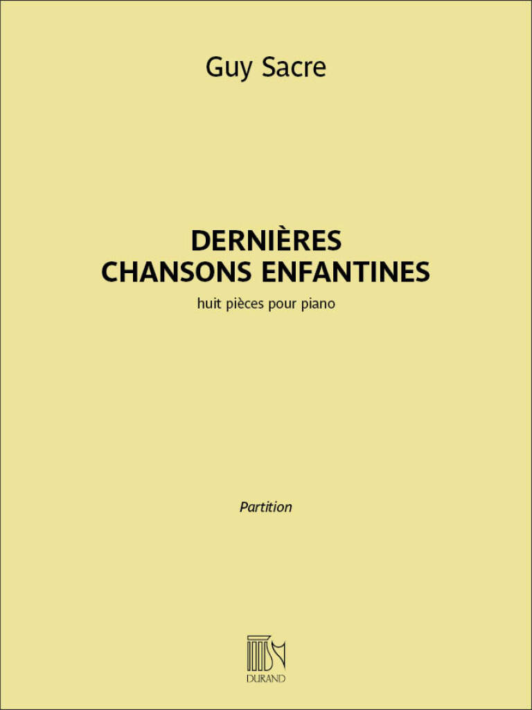 Dernières Chansons Enfantines